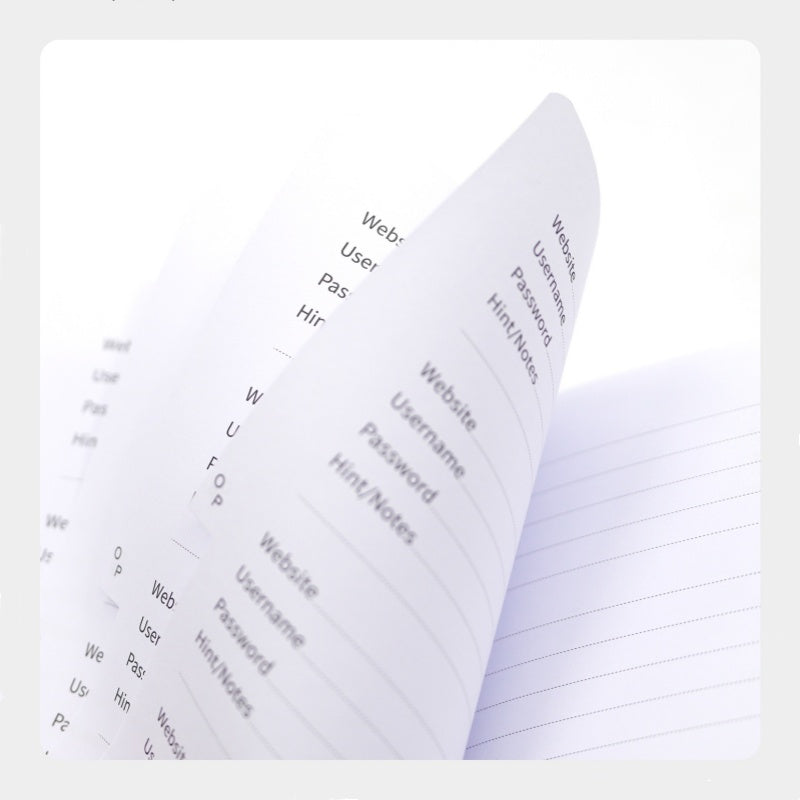 [DFC] Notebook, Owl English Password Book, 32k Simple Notebook, Website Address Book, Phone Book