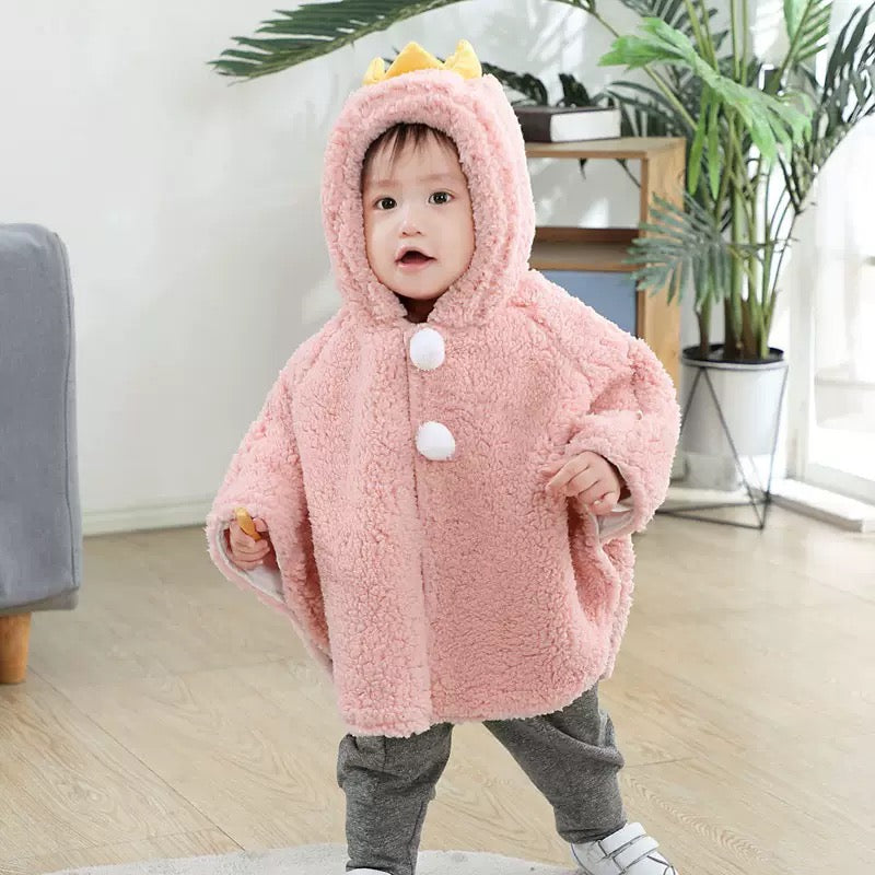 [DFC] Windproof Coat For Spring And Winter, Autumn And Winter Baby Shawl, Plush And Warm Style