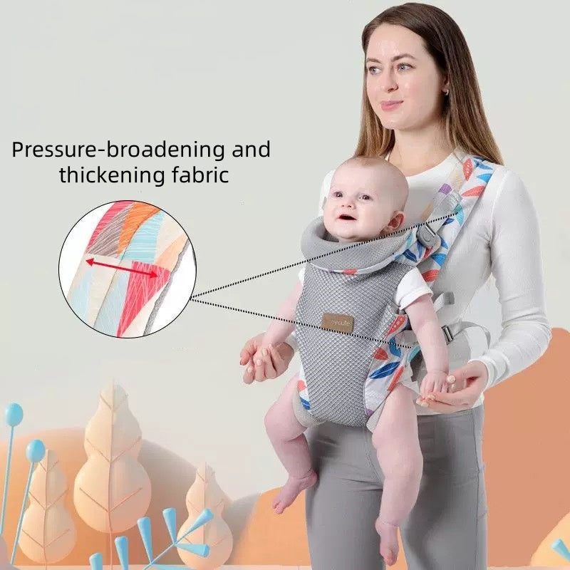 Simple baby carrier for going out, dual-purpose front and back waist stool, baby front-hugging horizontal waist stool, fashionable baby carrier, weight 345g