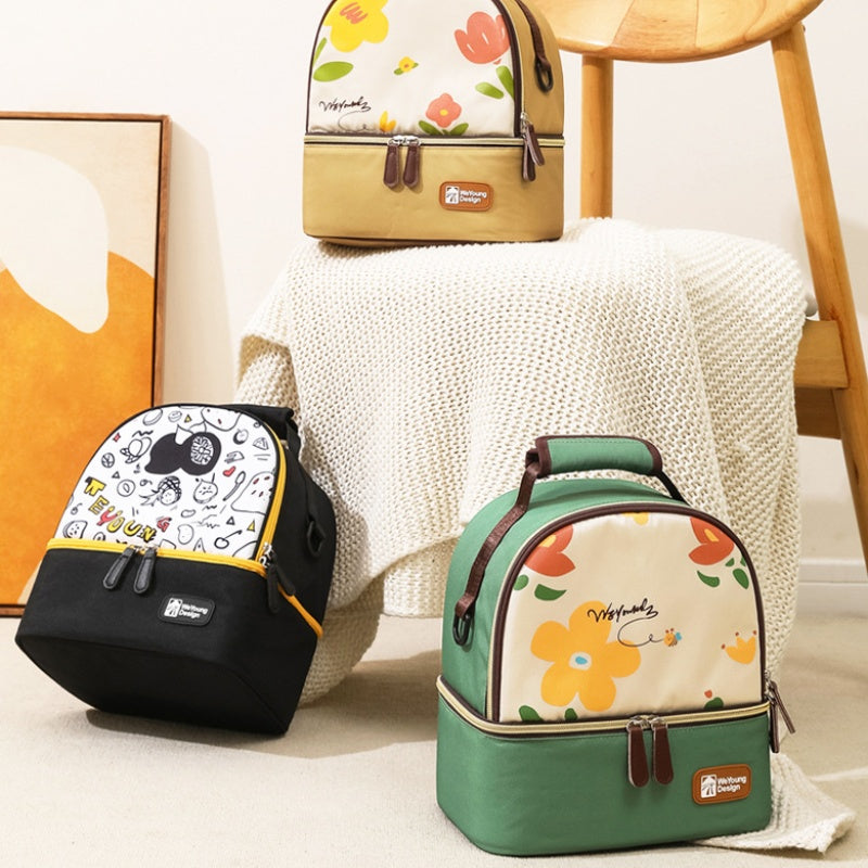 [DFC]Milk Carrying Bag, Mommy Milk Storage Ice Bag, Double-layer Breast Milk Preservation Bag, Bottle Insulation Mommy Bag, Portable Bag For Working Mommy