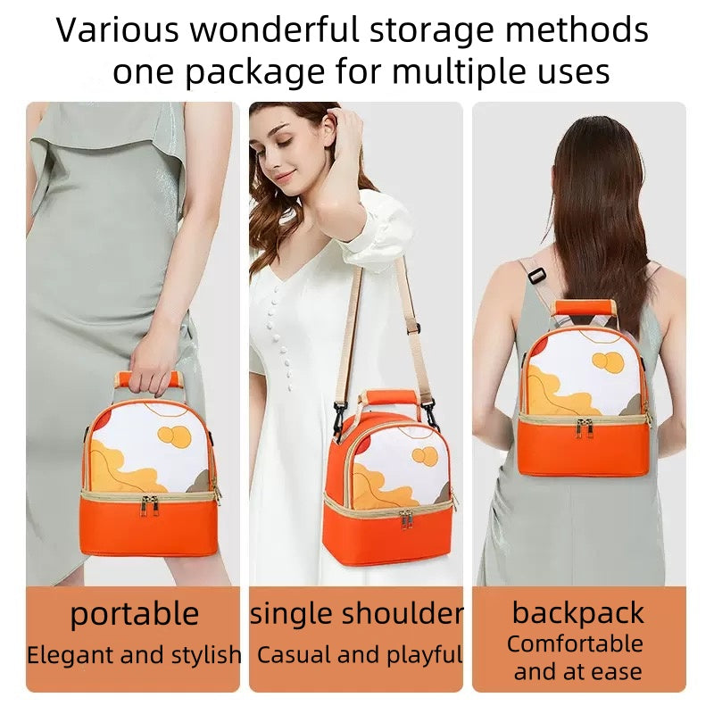 Portable milk bag for work, breast milk ice bag, breast suction device, storage bag, insulated bag, fashionable mommy bag,weight 330g