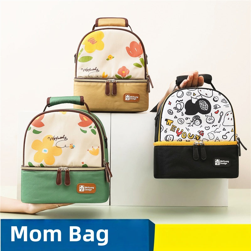 [DFC]Milk Carrying Bag, Mommy Milk Storage Ice Bag, Double-layer Breast Milk Preservation Bag, Bottle Insulation Mommy Bag, Portable Bag For Working Mommy