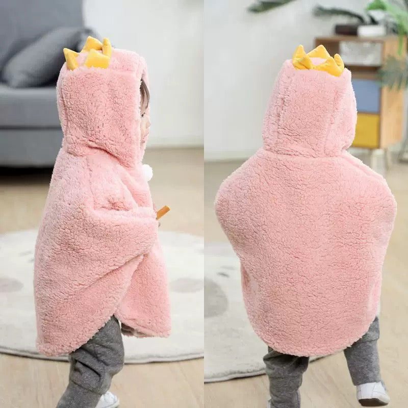 [DFC] Windproof Coat For Spring And Winter, Autumn And Winter Baby Shawl, Plush And Warm Style