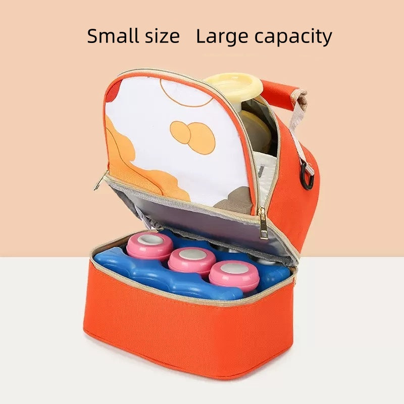 Portable milk bag for work, breast milk ice bag, breast suction device, storage bag, insulated bag, fashionable mommy bag,weight 330g