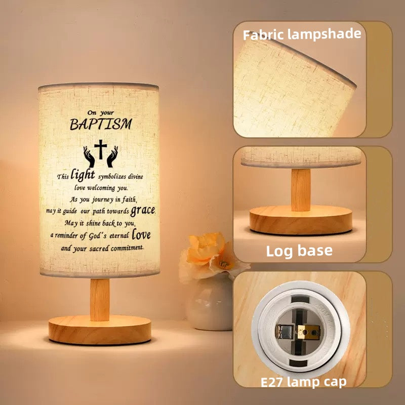 Nordic Wooden Fabric Cover Table Lamp, Modern Ins Creative Decorative Table Lamp, Bedroom USB Warm Light, Cozy And Eye-protecting Night Light, New House Bedroom Decorative Table Lamp,weight 2000g