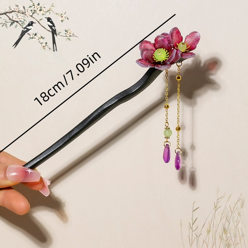[DFC]Ancient-style Hairpins, Wooden Hairpins, Noble And Elegant Headwear, Updo Hair,  Valentine's Day And Halloween Gifts