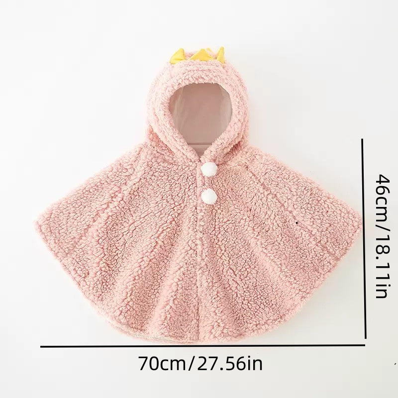 [DFC] Windproof Coat For Spring And Winter, Autumn And Winter Baby Shawl, Plush And Warm Style