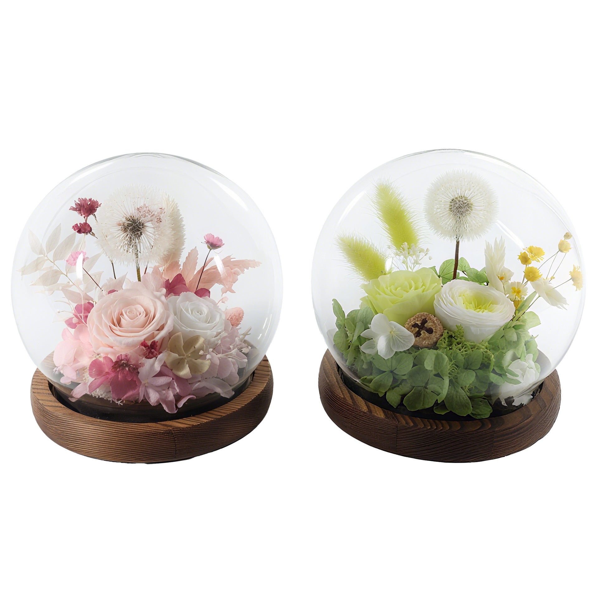 Crystal Ball Glass Dome Preserved Rose Ornament - Qixi Valentine's Day Gift, Beautiful for Wholesale