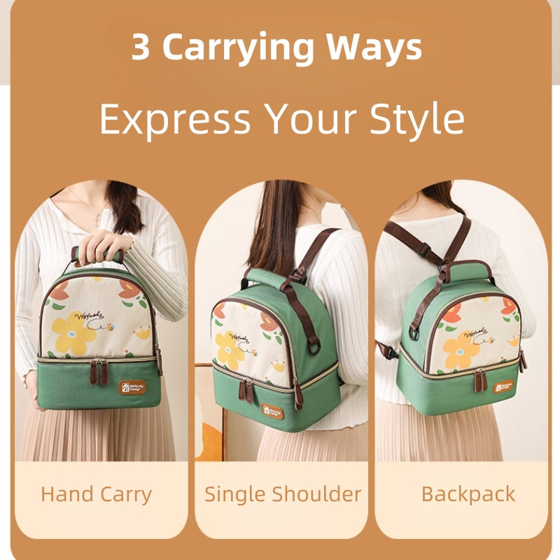 [DFC]Milk Carrying Bag, Mommy Milk Storage Ice Bag, Double-layer Breast Milk Preservation Bag, Bottle Insulation Mommy Bag, Portable Bag For Working Mommy