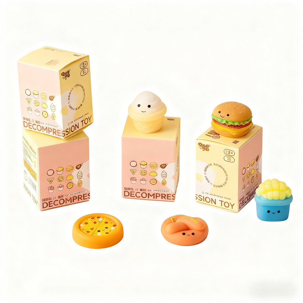 Stress Relief Squishy Blind Box! Baking Dango Vent Toy - Lucky Gift for Children's Wishes