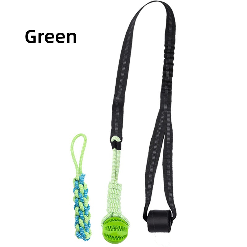 [DFC] Dog Play Set Bestseller Pet Toy High Bounce Interactive Chew Ball Dental Health Rope Tug Toy for Indoor Outdoor Games