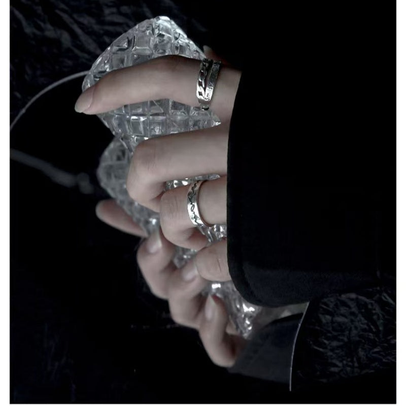 [DFC]Simple Mobius Strip Ring, High-end Ring, Couple Rings, High-end And Simple Design, Titanium Steel, No Color Fading, Street Style Ring, Suitable For Daily Wear