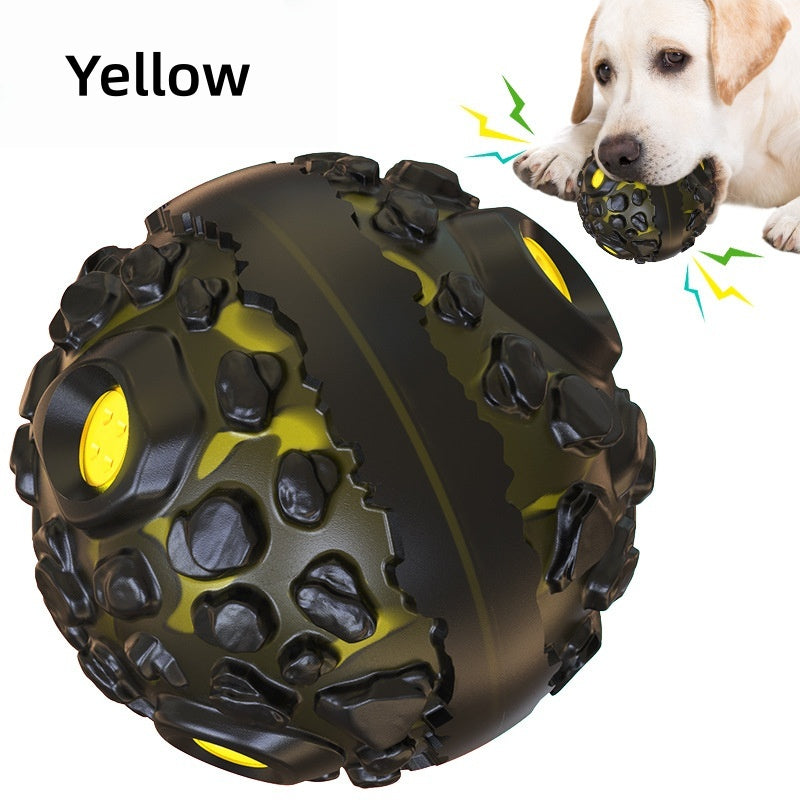 [DFC] Dog Interactive Puzzle Toy Squeaky Ball Chew Teether Pet Training Biting Chew Toy for Dogs