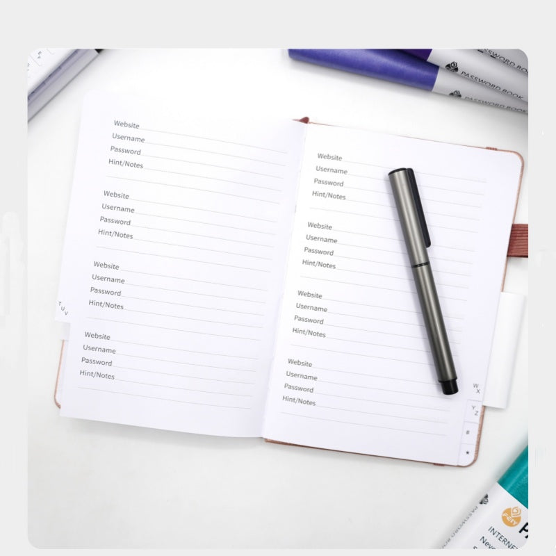 [DFC] Notebook, Owl English Password Book, 32k Simple Notebook, Website Address Book, Phone Book