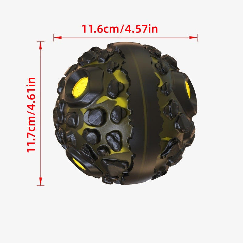 [DFC] Dog Interactive Puzzle Toy Squeaky Ball Chew Teether Pet Training Biting Chew Toy for Dogs