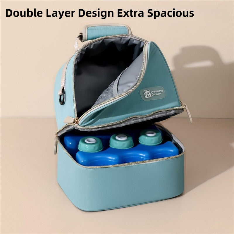 [DFC]Milk Carrying Bag, Mommy Milk Storage Ice Bag, Double-layer Breast Milk Preservation Bag, Bottle Insulation Mommy Bag, Portable Bag For Working Mommy