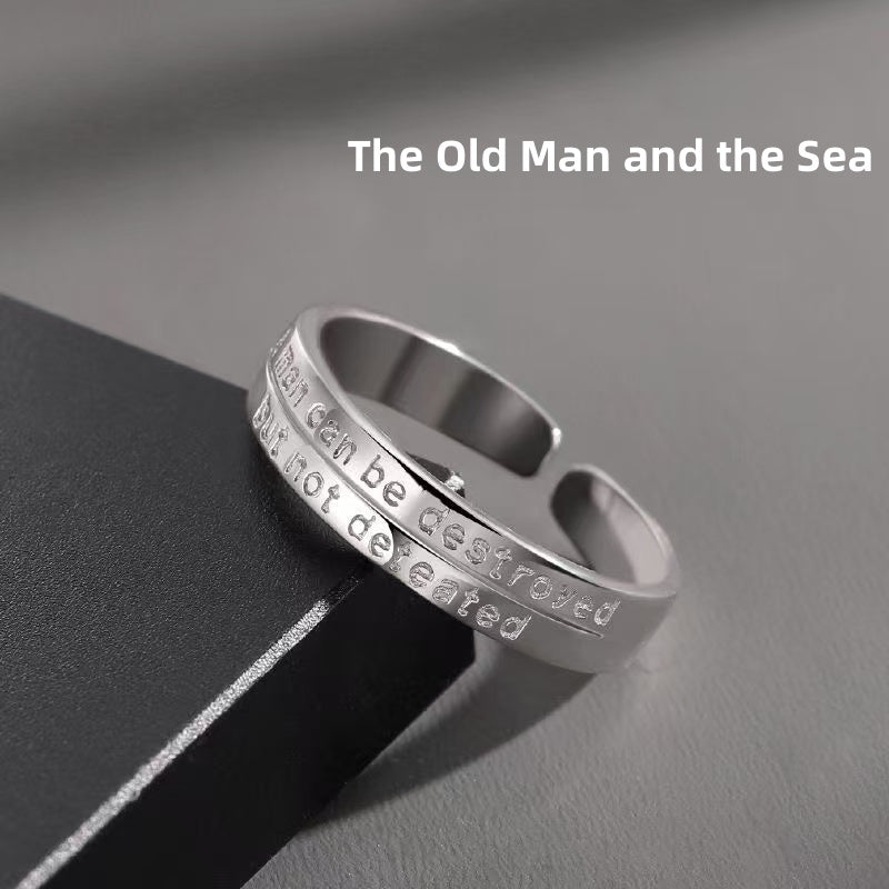 [DFC]Simple Mobius Strip Ring, High-end Ring, Couple Rings, High-end And Simple Design, Titanium Steel, No Color Fading, Street Style Ring, Suitable For Daily Wear