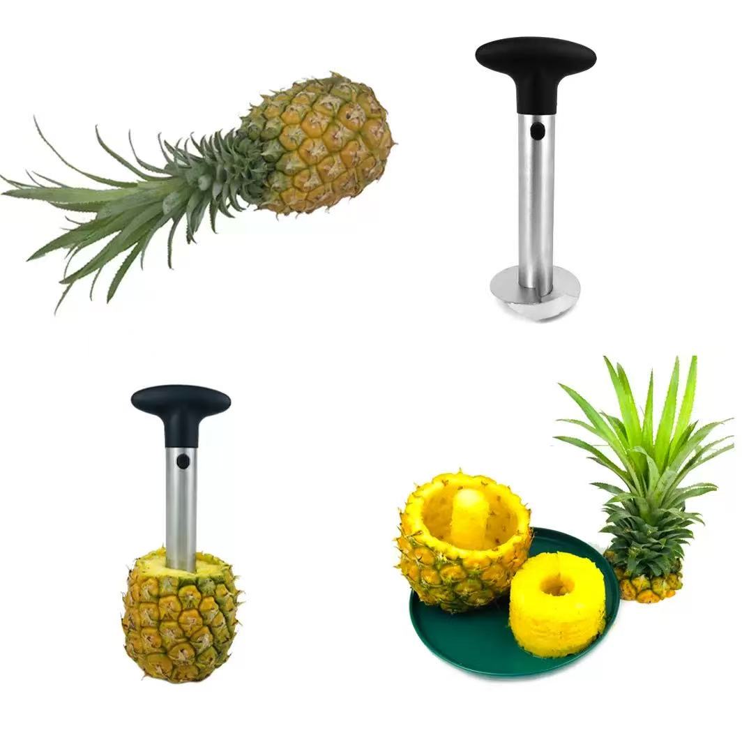 [DFC] Pineapple Peeler, Pineapple Peeling Machine, Pineapple Extraction Knife, Pineapple Cutting And Core Extraction Device, Fruit Core Separator, Tropical Fruit Separator