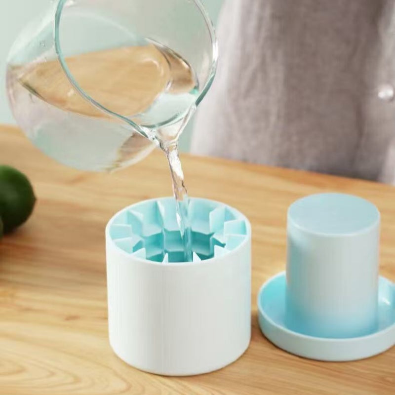 [DFC] Cylindrical Ice Cube Tray, Silicone Ice Cube Mold, Mini Ice Cube Cup, Easy-release Ice-making Cup, Ice Storage Box, Beverage Ice Maker